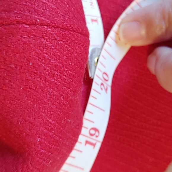 Women's Aldo Red Newsboy/Pageboy Hat With Bow Size Small/Medium - Picture 9 of 10